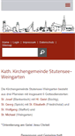 Mobile Screenshot of kath-stutensee.de